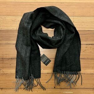 Jos. A. Bank herringbone cashmere Scarf. NWT.
